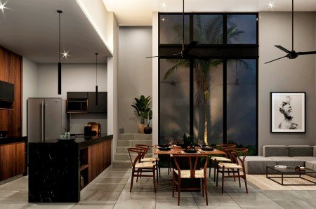Venta de Townhouse de 2 recámaras y acabados de lujo en Santa Gertrudis Copó